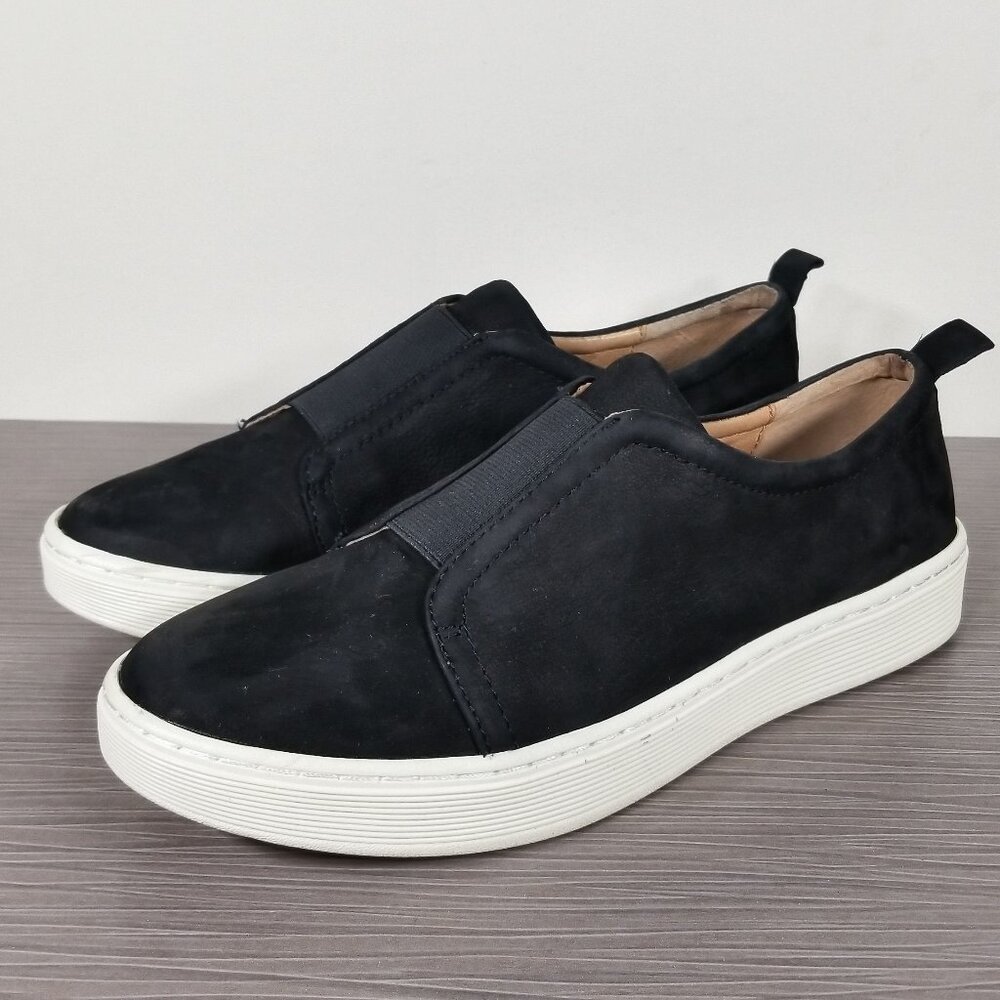 Sofft Safia Slip-on Sneaker, Black Nubuck, Womens Size 7.5 M